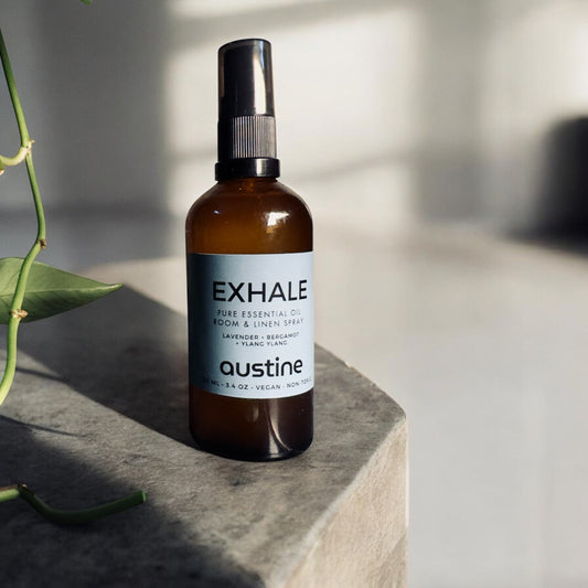 Exhale Room and Linen Spray - All-Natural, Non-Toxic, Pure Essential Oil Spray