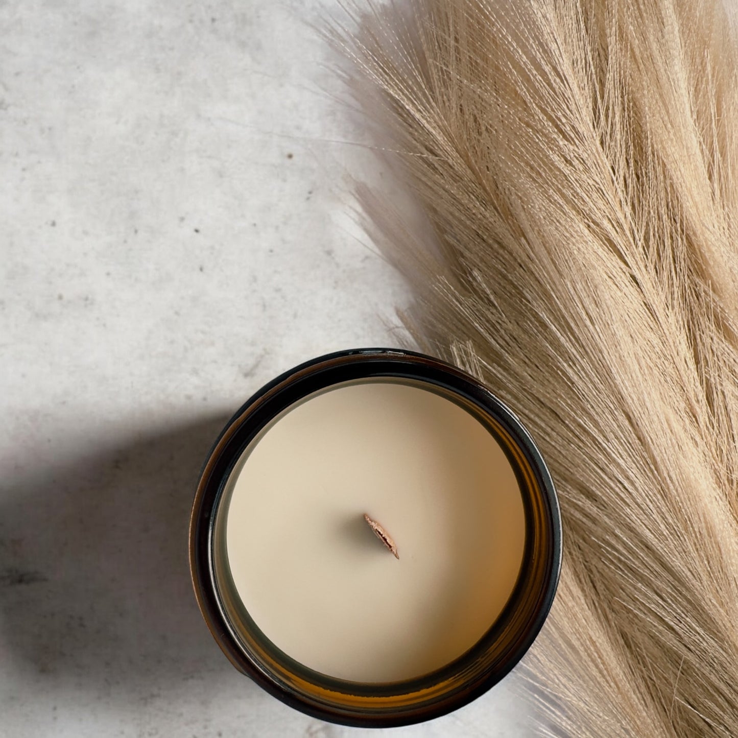 Exhale Candle - All-Natural Soy Pure Essential Oil Candle with Wood Wick